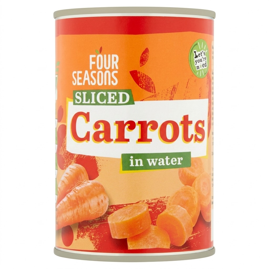 Four Seasons Sliced Carrots in Water 300g