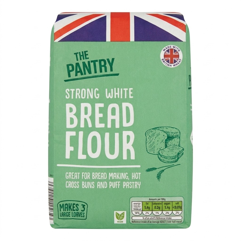 The Pantry Strong White Bread Flour 1.5kg