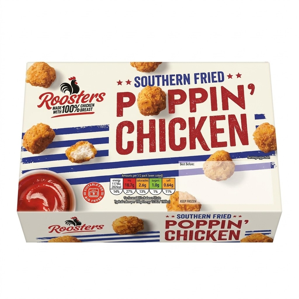 Roosters Southern Fried Poppin' Chicken 190g