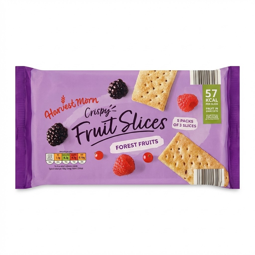 Harvest Morn Crispy Fruit Slices Forest Fruits 218g