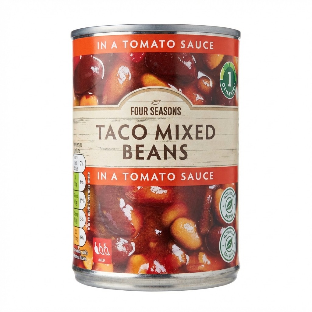 Four Seasons Taco Mixed Beans 395g