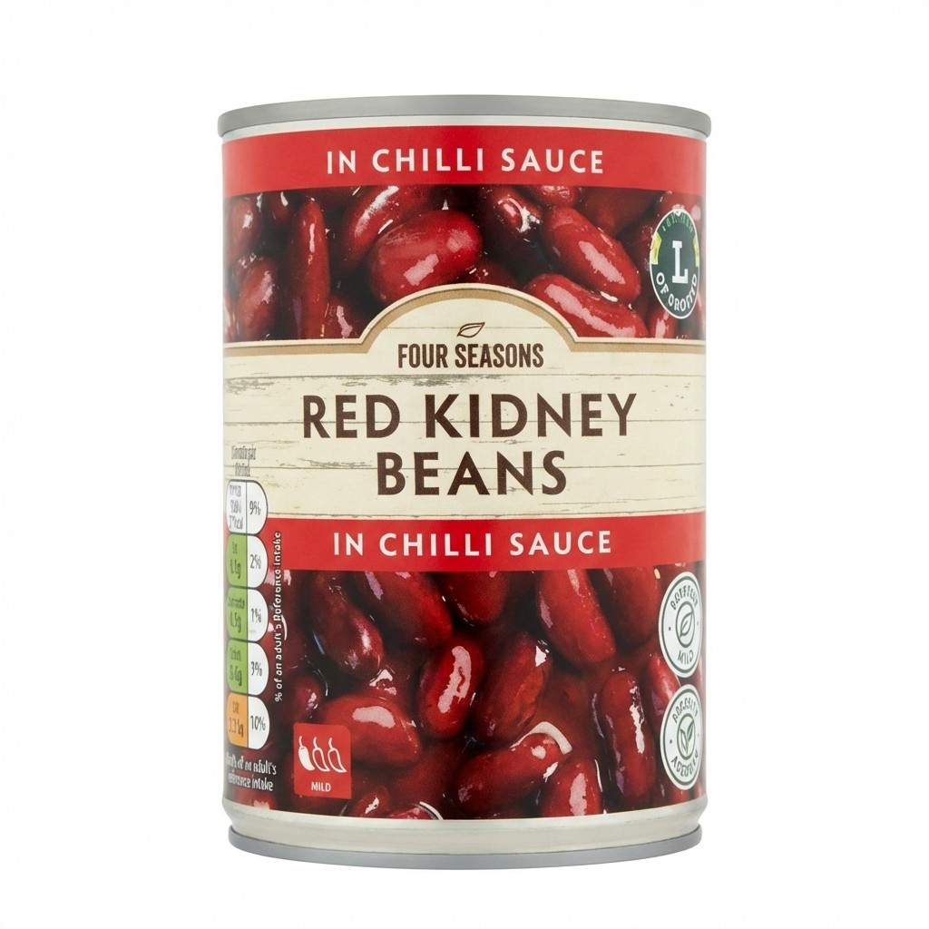 Four Seasons Red Kidney Beans in Chilli Sauce 390g