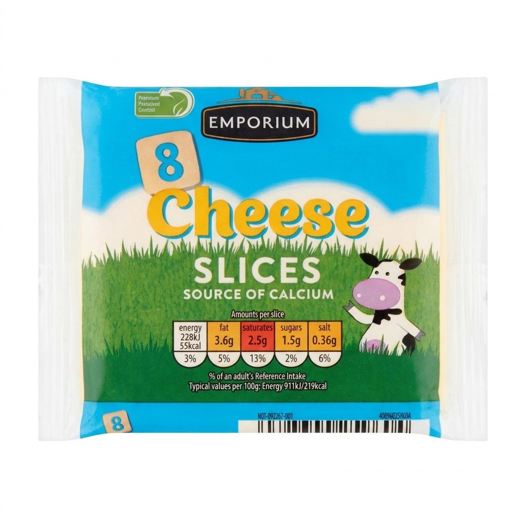 Emporium Cheese Slices 200g