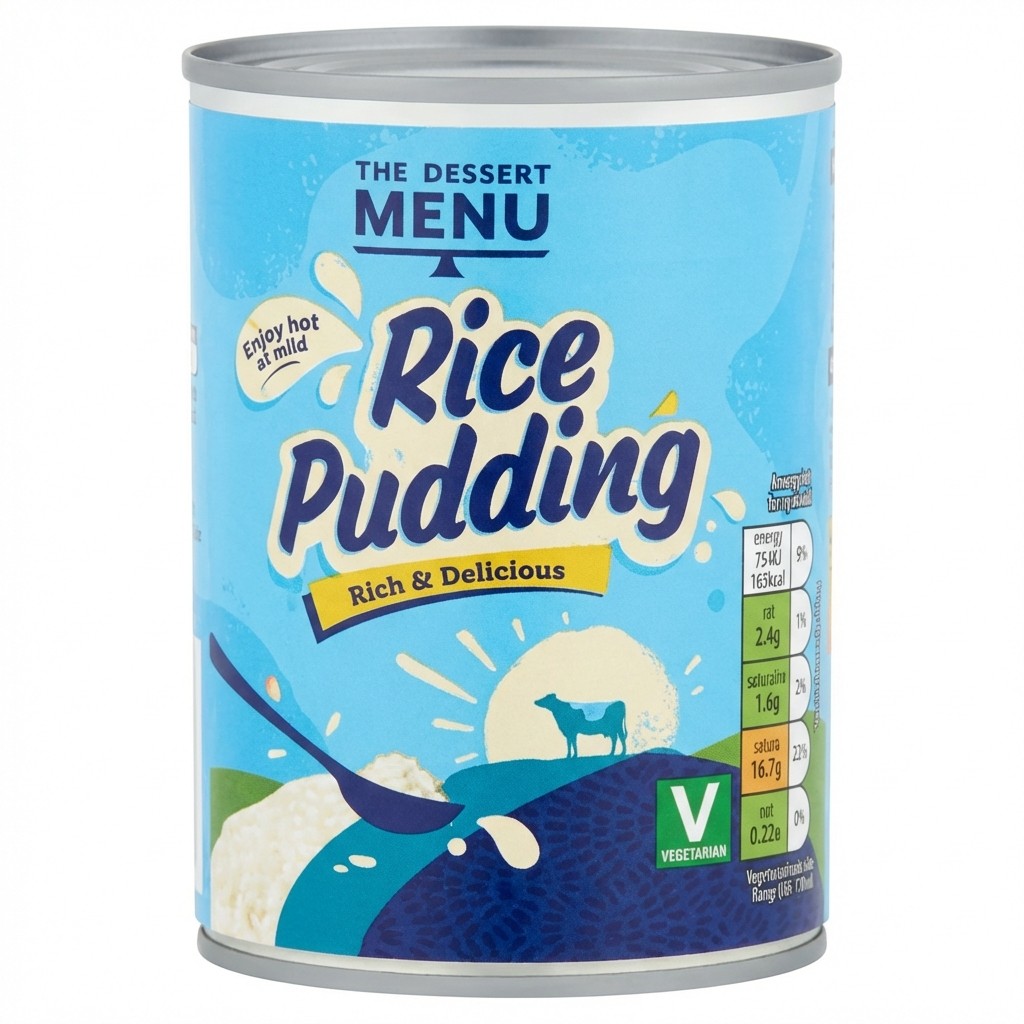 Dessert Menu Rice Pudding 400g