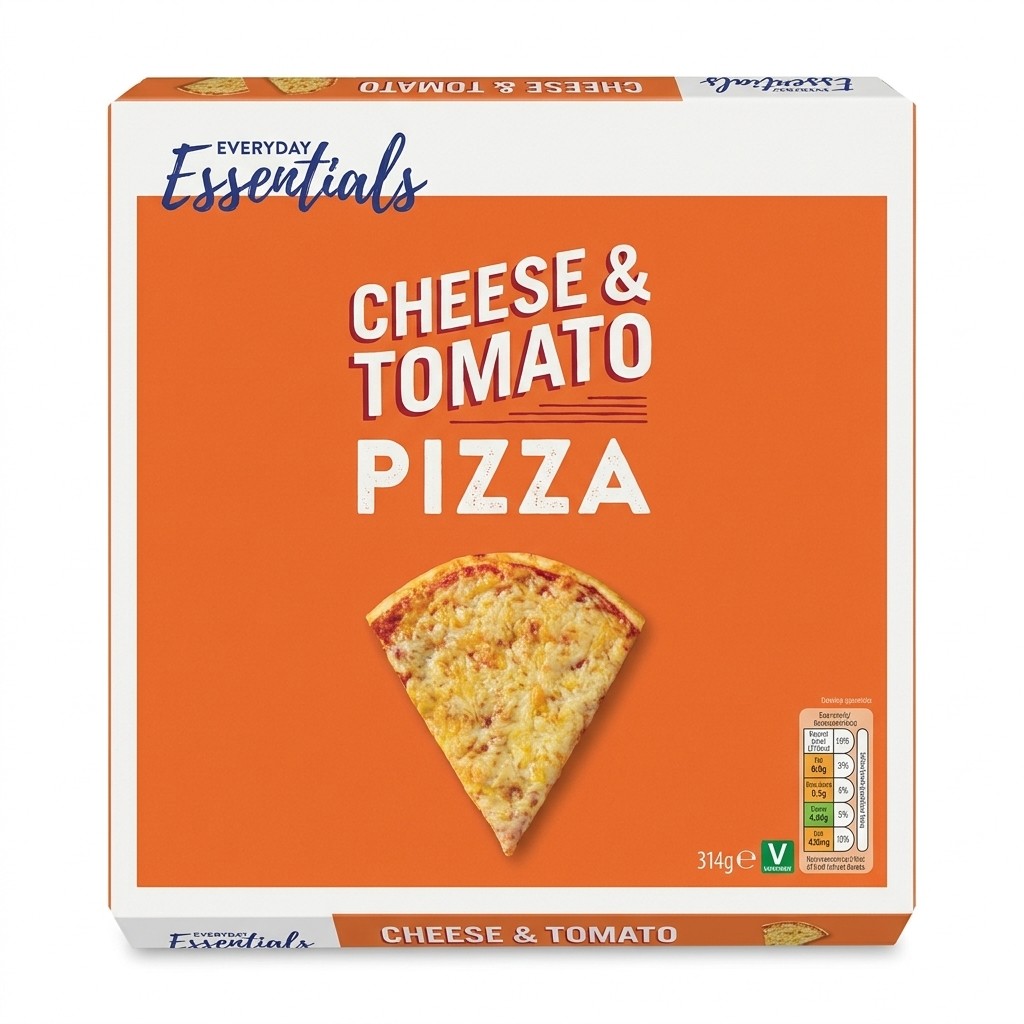 Aldi Cheese & Tomato Pizza 314g