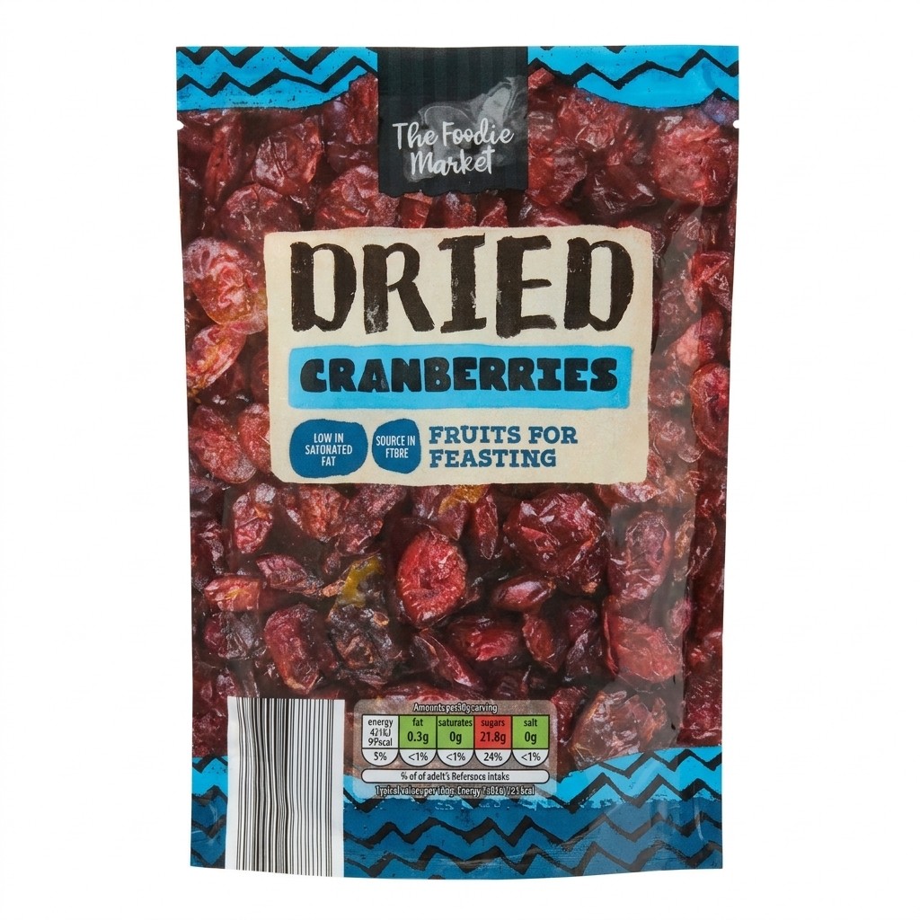 The Foodie Market Dried Cranberries 150g