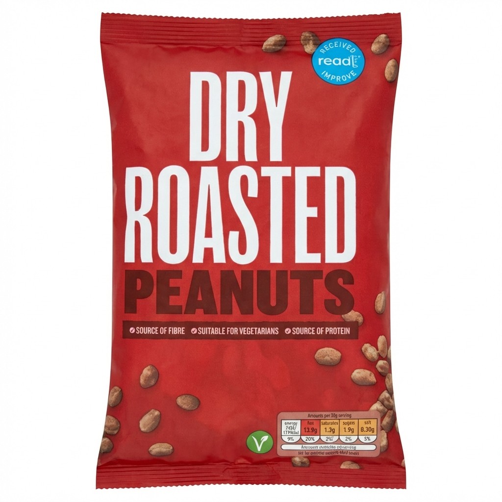Snackrite Dry Roasted Peanuts 400g