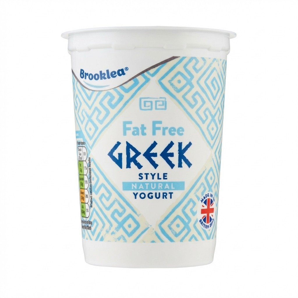 Brooklea Fat Free Greek Style Natural Yogurt 500g