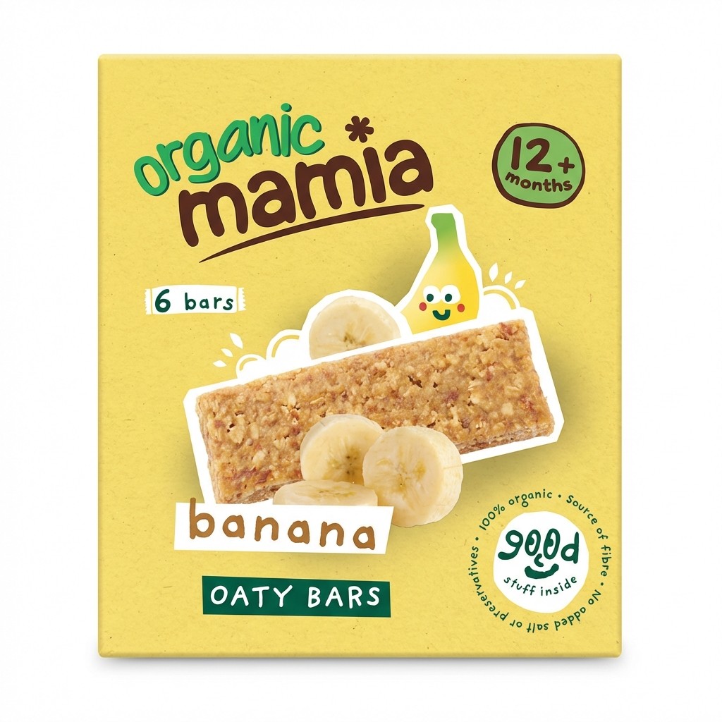 Mamia Banana Oaty Bars 150g