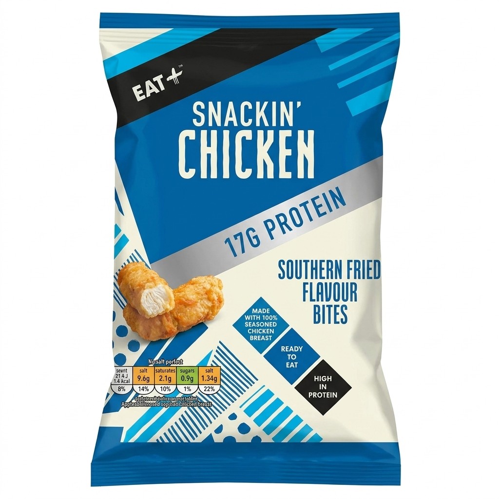 Eat + Go Snackin' Chicken Southern Fried Flavour Bites 90g