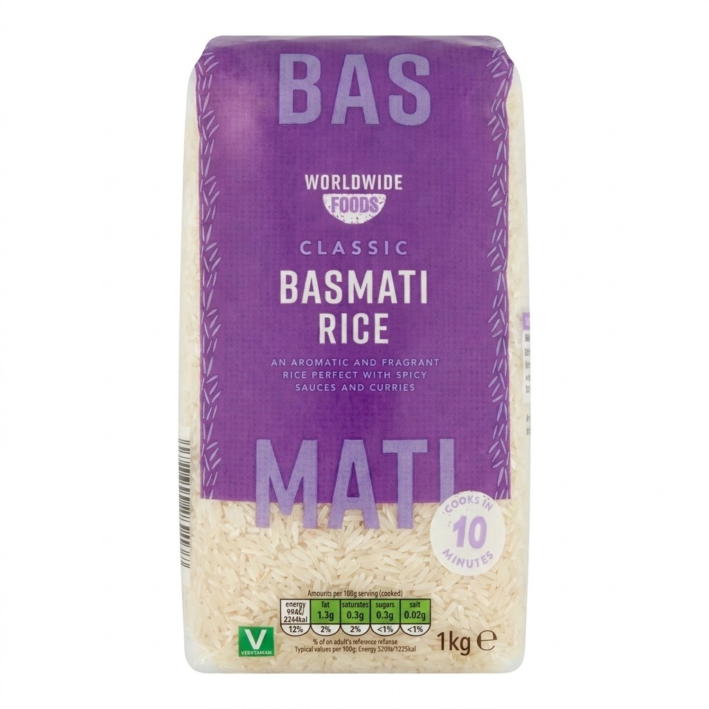 Worldwide Foods Classic Basmati Rice 1kg