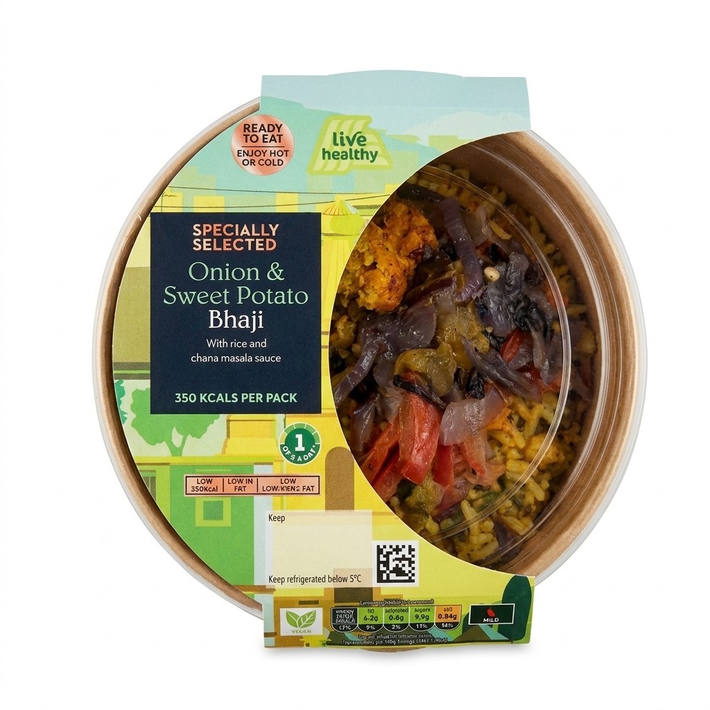 Aldi Onion & Sweet Potato Bhaji 270g