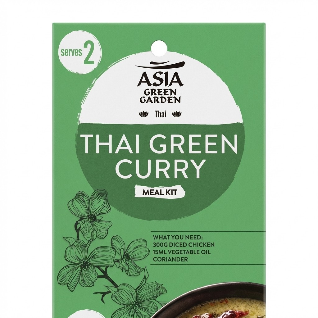 Asia Green Garden Thai Green Curry Meal Kit 253g