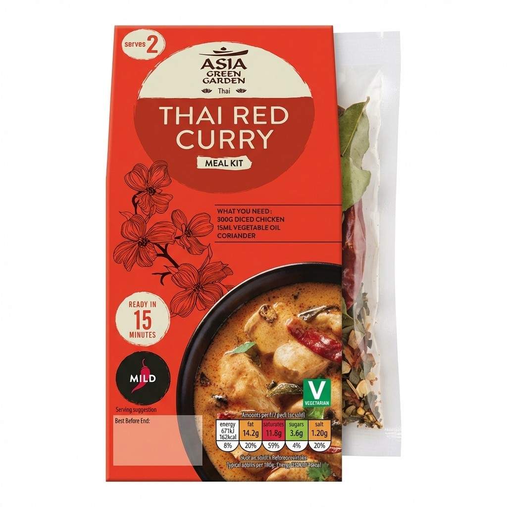 Asia Green Garden Thai Red Curry Meal Kit 253g