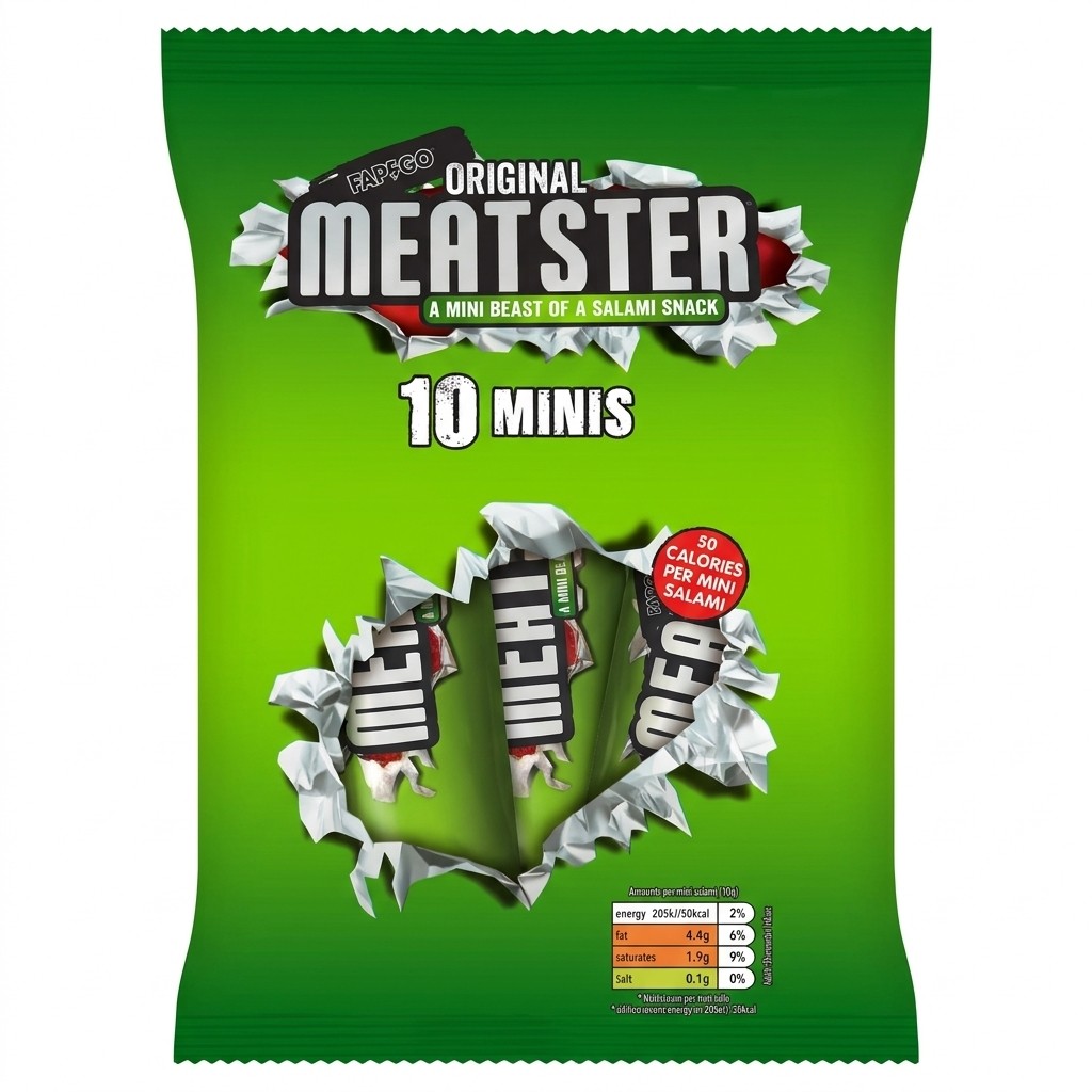Eat & Go Meatster Original 10 Minis 100g