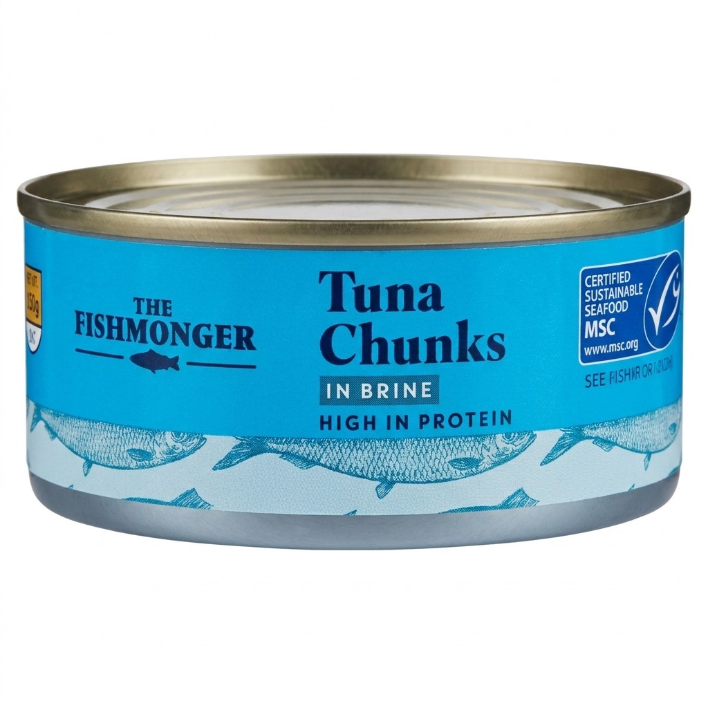 The Fishmonger Tuna Chunks in Brine 145g