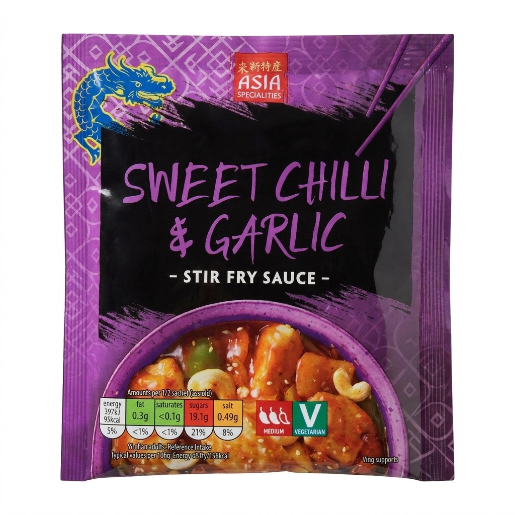 Asia Specialities Sweet Chilli & Garlic Stir Fry Sauce 120g