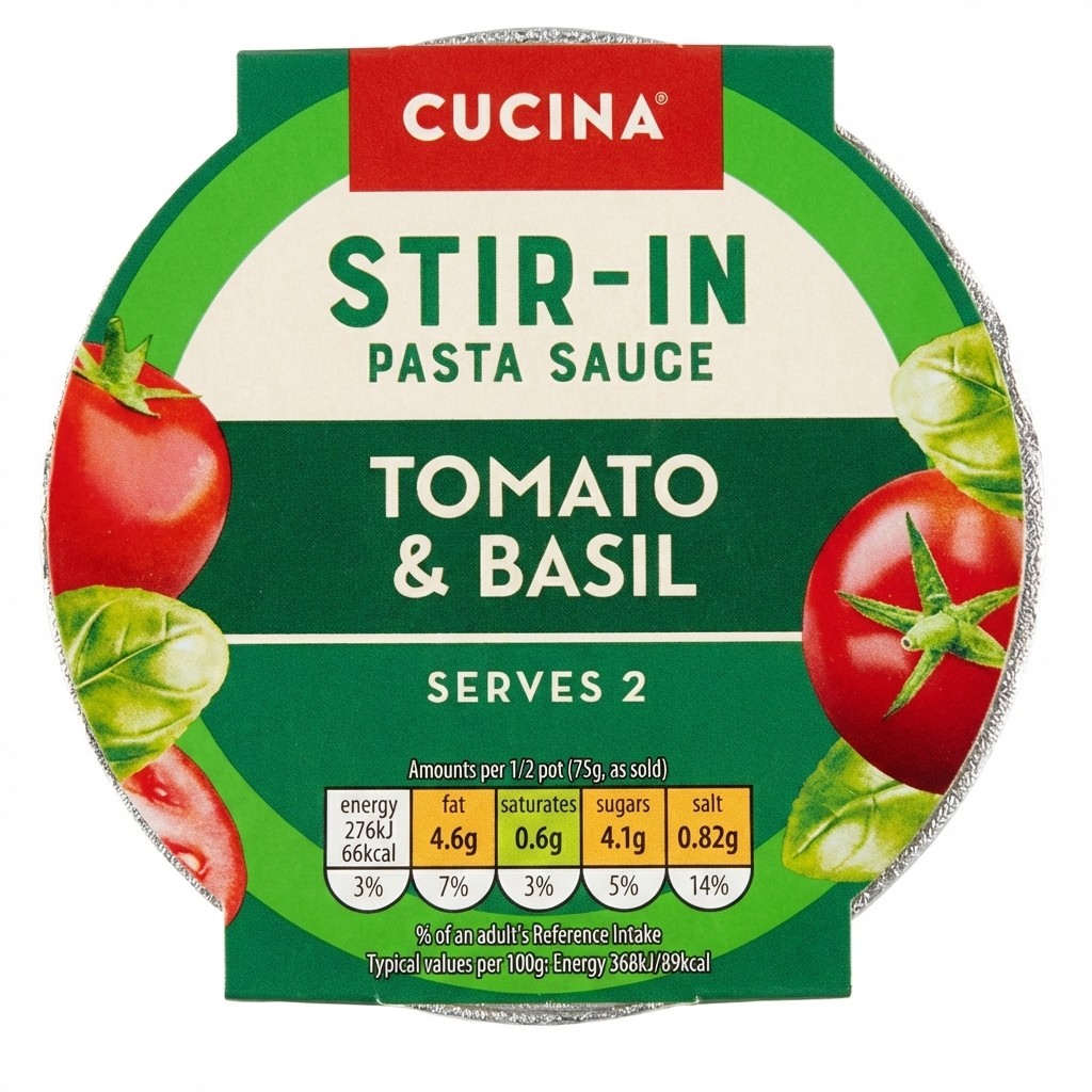 Cucina Stir-In Pasta Sauce Tomato & Basil 150g