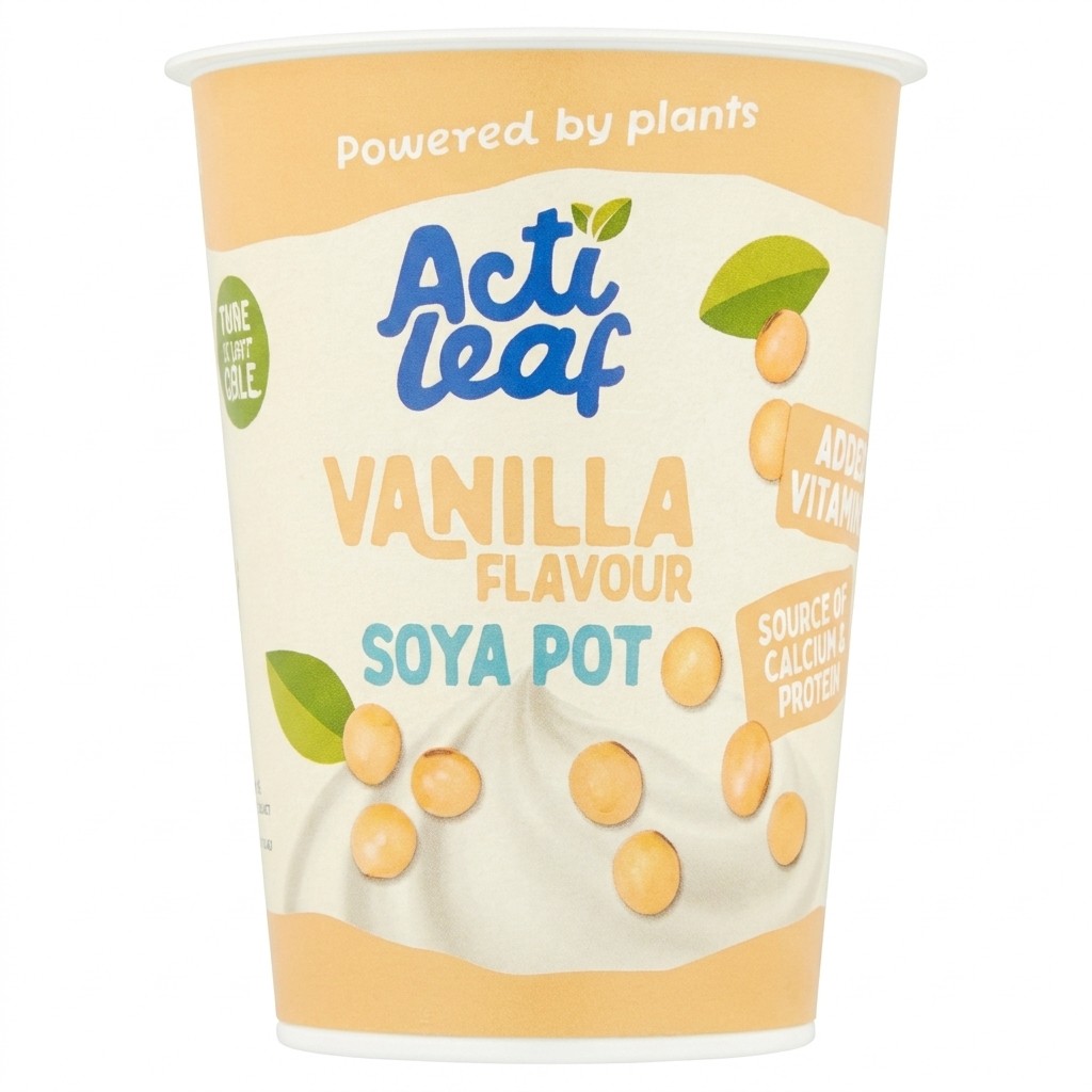 Acti Leaf Vanilla Flavour Soya Pot 500g