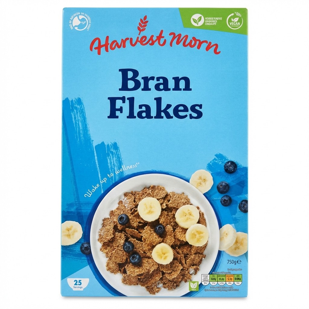 Harvest Morn Bran Flakes 750g