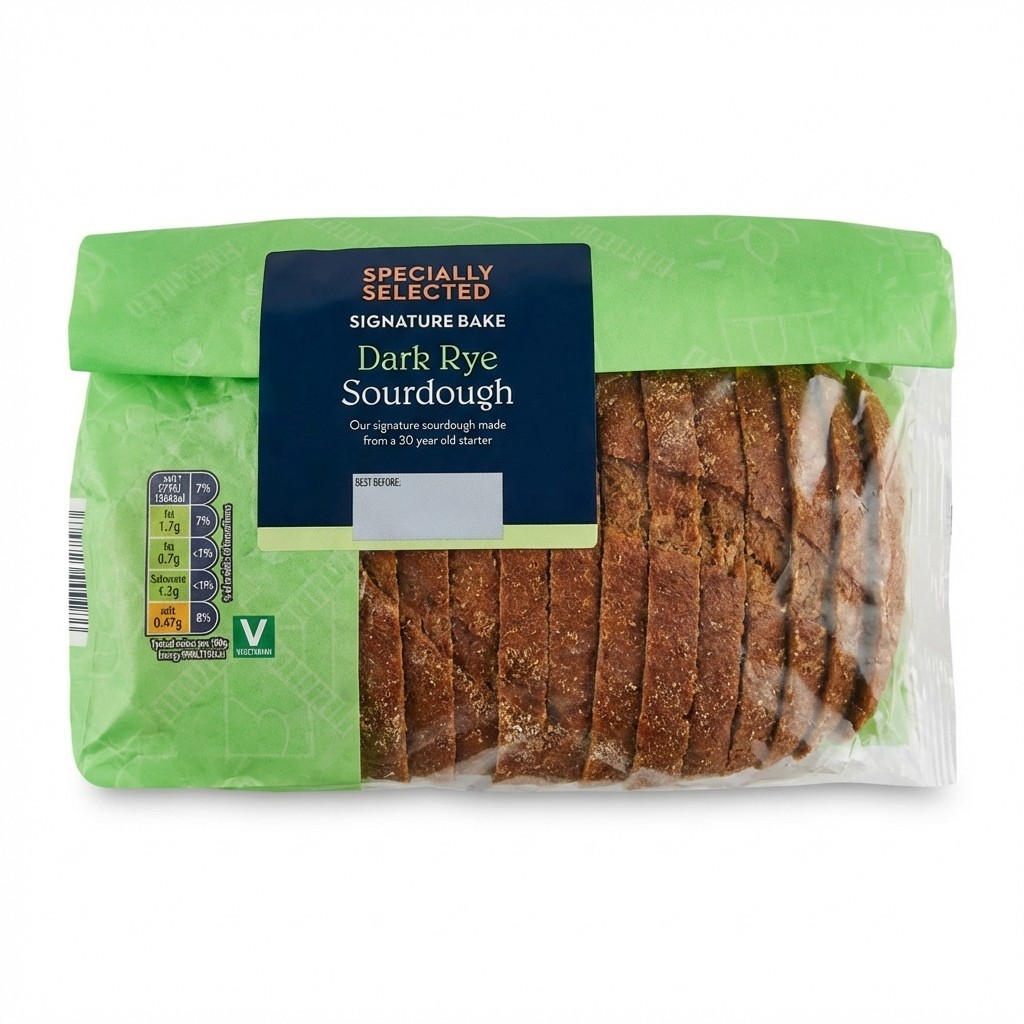 Specially Selected Dark Rye Sourdough 500g