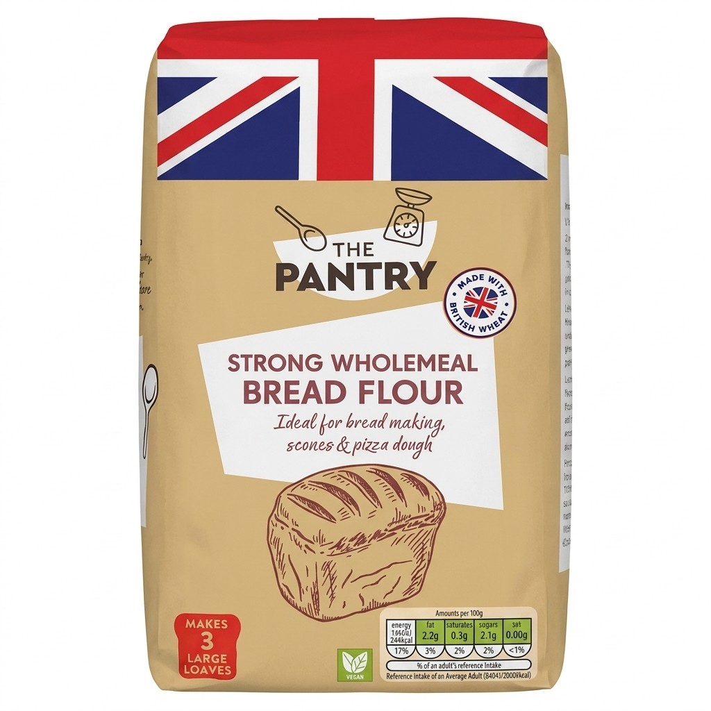 The Pantry Strong Wholemeal Bread Flour 1.5kg