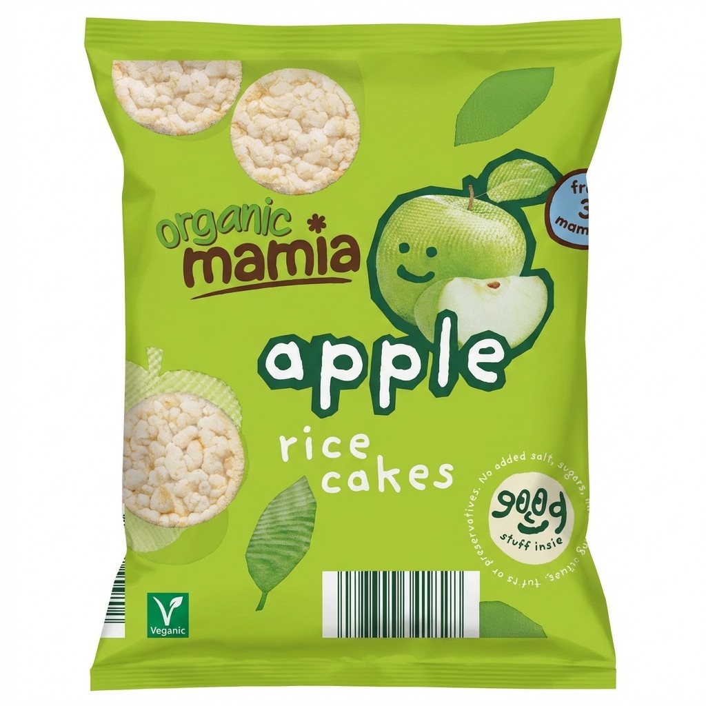 Mamia Apple Rice Cakes 40g