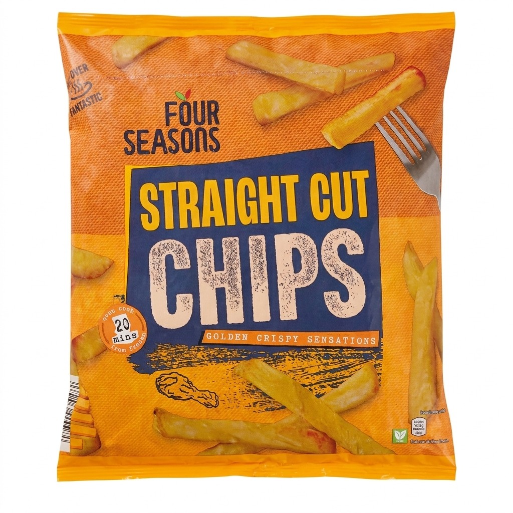 Four Seasons Straight Cut Chips 1.5kg