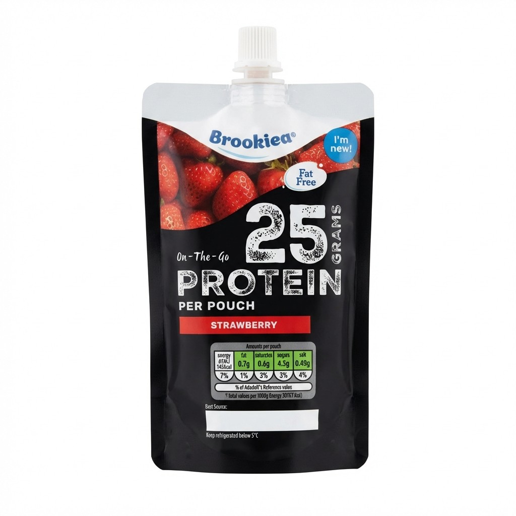 Brooklea On-The-Go Protein Strawberry 200g