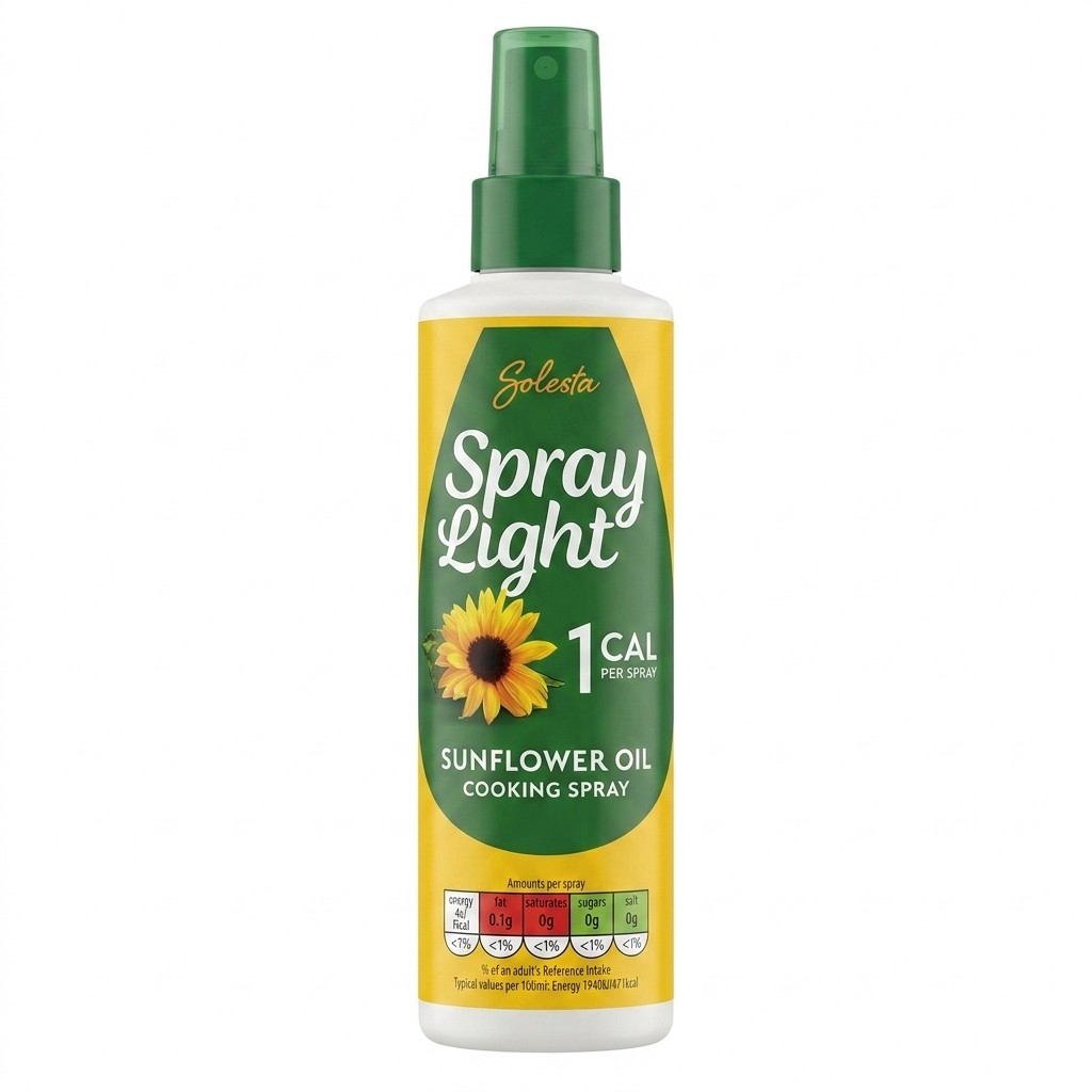 Solesta Spray Light Sunflower Oil Cooking Spray 190ml