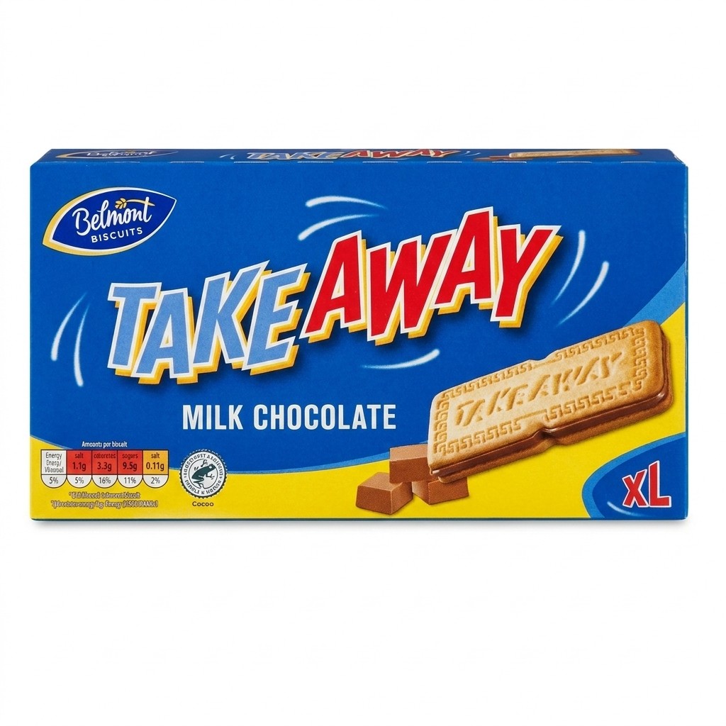 Belmont Take Away Milk Chocolate x5