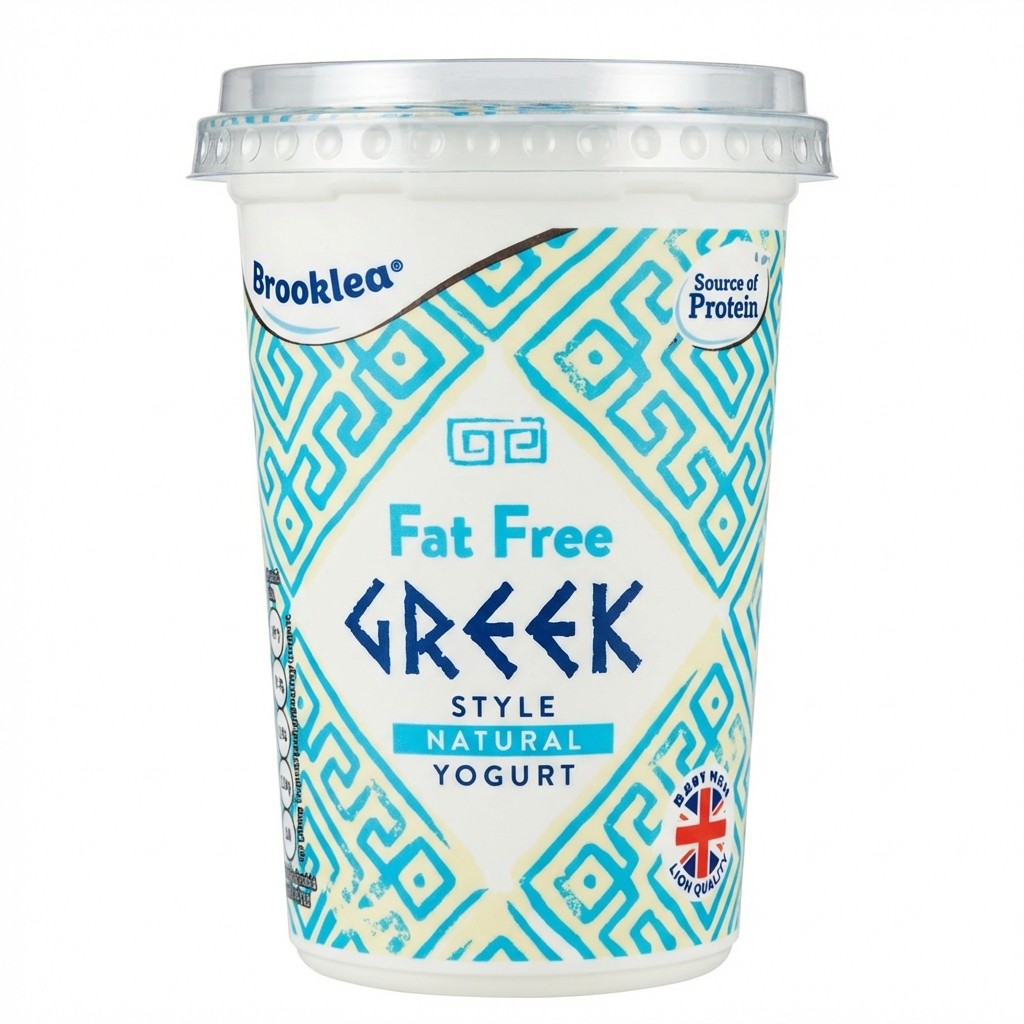 Brooklea Fat Free Greek Style Natural Yogurt 500g