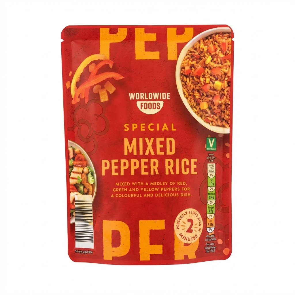 Worldwide Foods Special Mixed Pepper Rice 250g