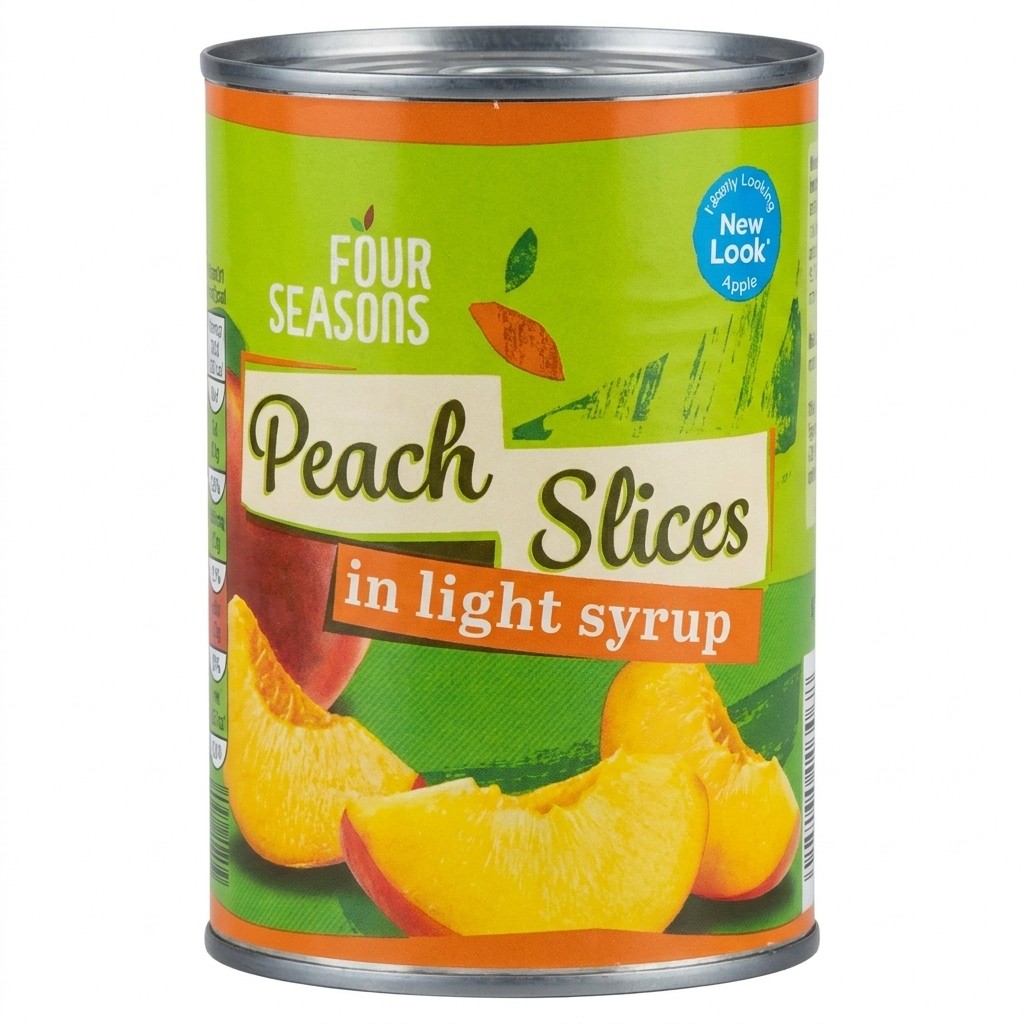 Four Seasons Peach Slices in Light Syrup 411g