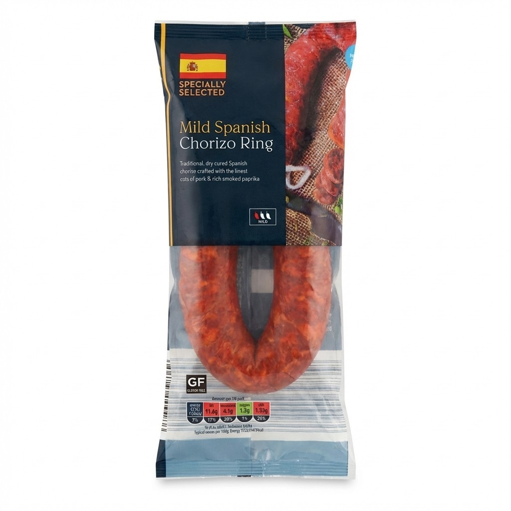 Specially Selected Mild Spanish Chorizo Ring 200g