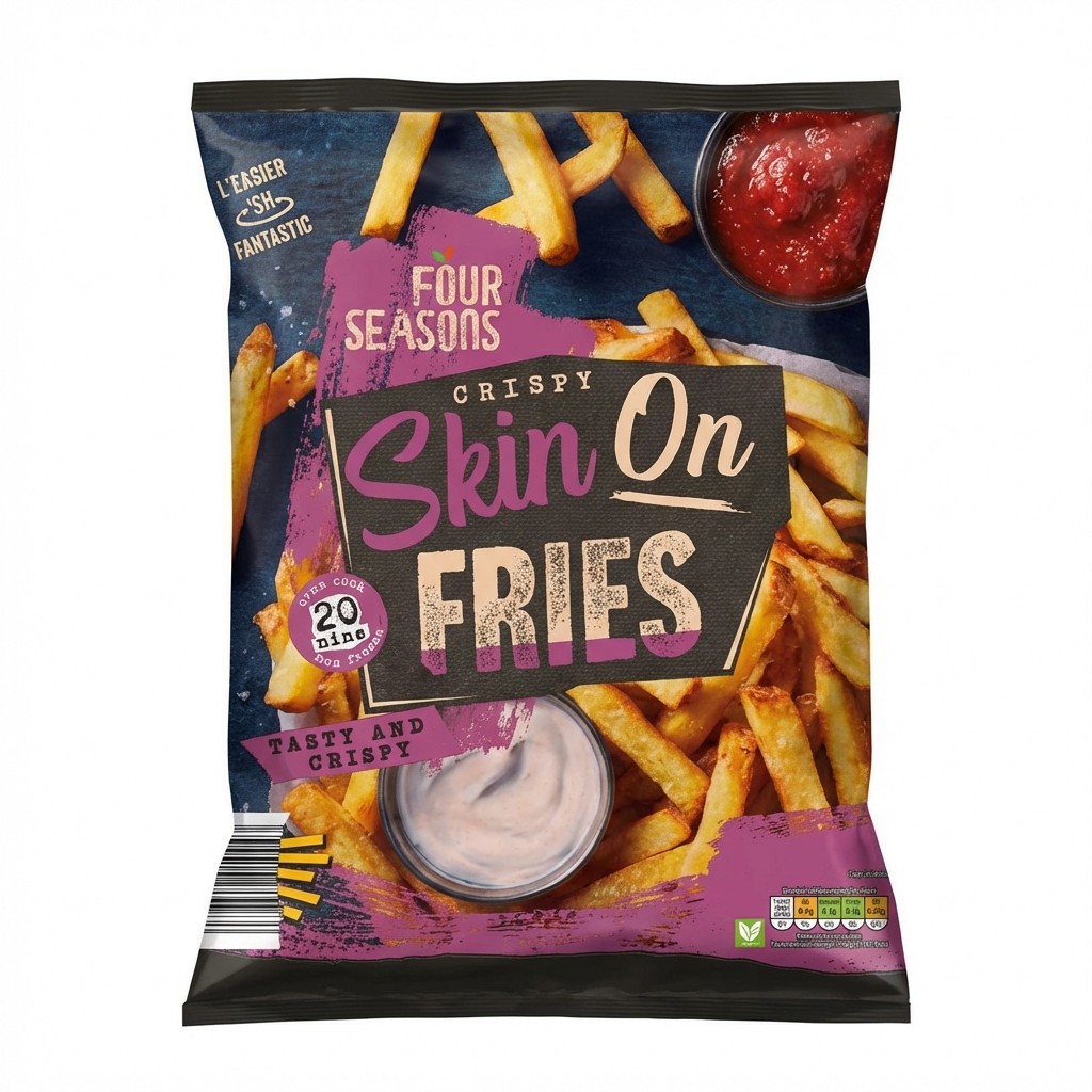 Four Seasons Crispy Skin On Fries 1kg