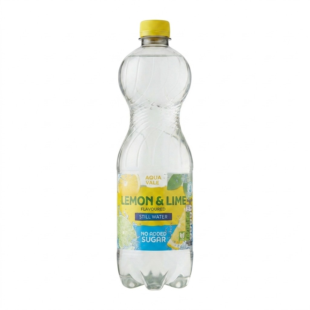 Aqua Vale Lemon & Lime Flavoured Still Water 1L