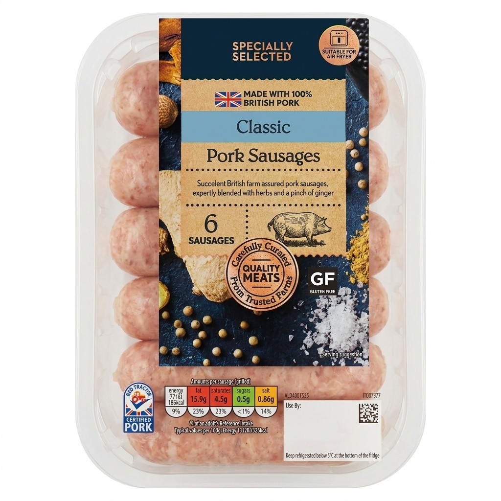 Specially Selected Classic Pork Sausages 400g