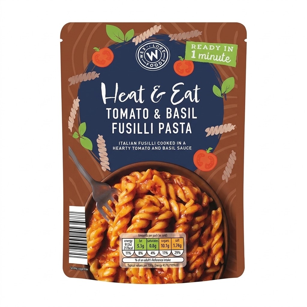 Worldwide Foods Tomato & Basil Fusilli Pasta 200g