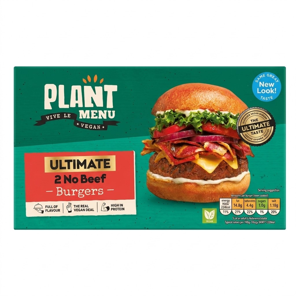 Plant Menu Ultimate 2 No Beef Burgers 227g