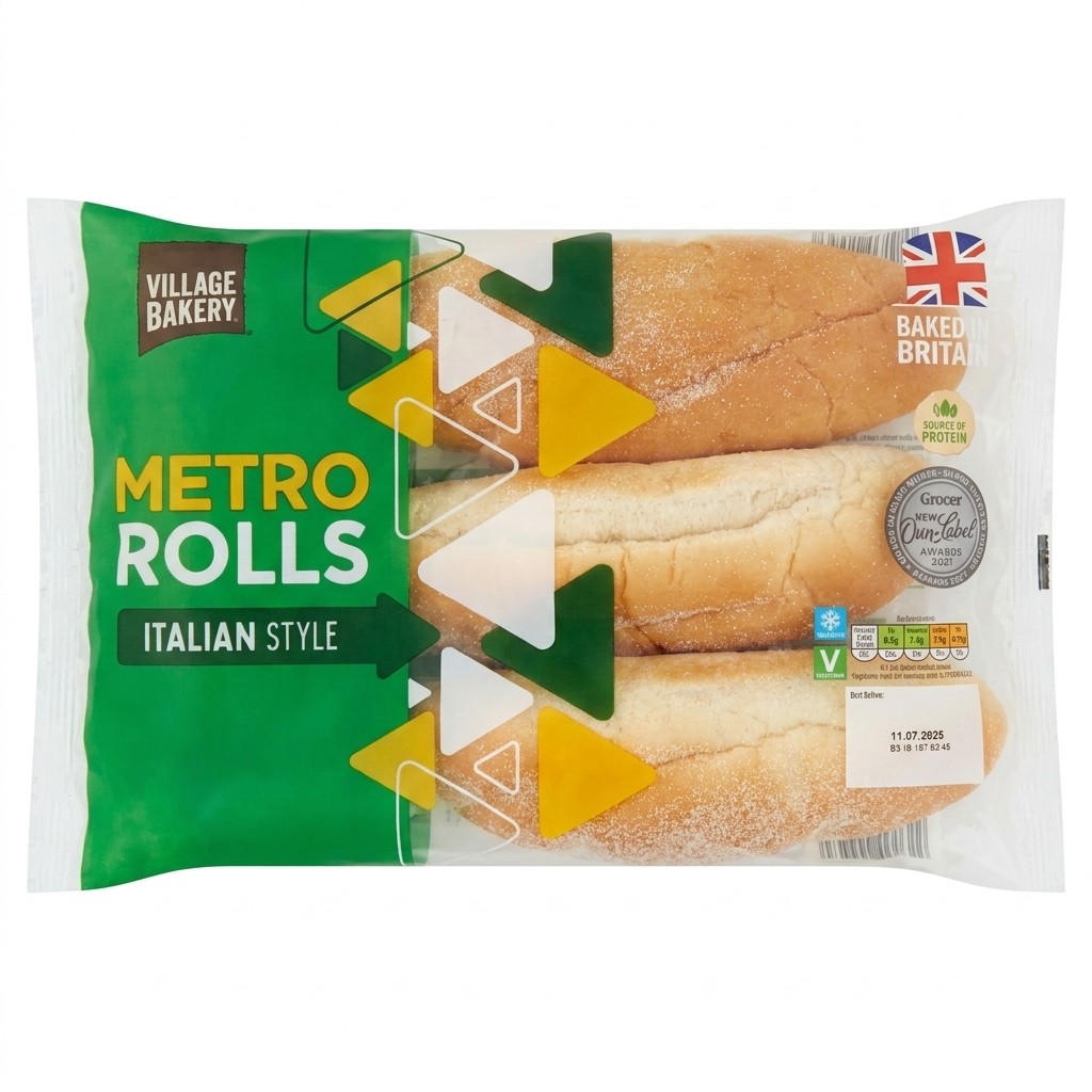 Village Bakery Metro Rolls Italian Style 4pk