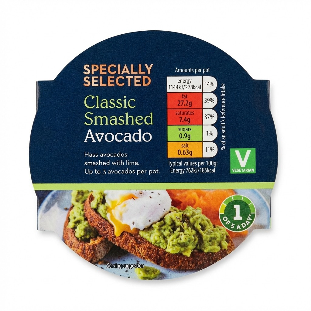 Specially Selected Classic Smashed Avocado 150g