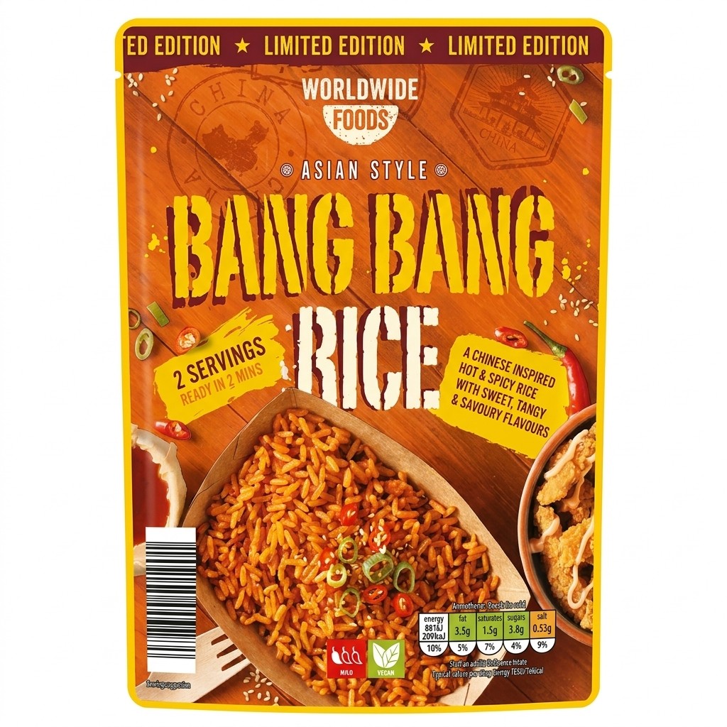 Worldwide Foods Bang Bang Rice 250g