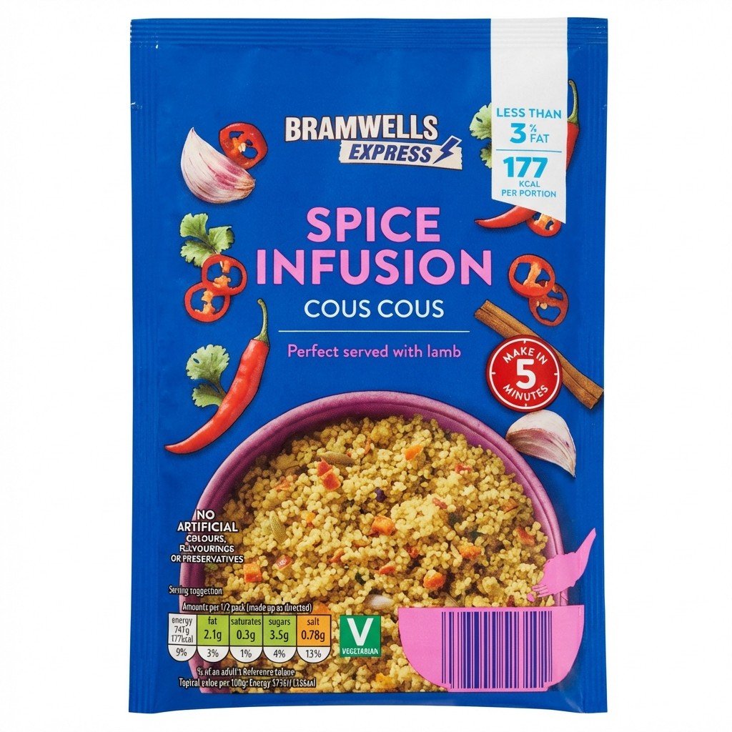 Bramwells Express Spice Infusion Cous Cous 100g
