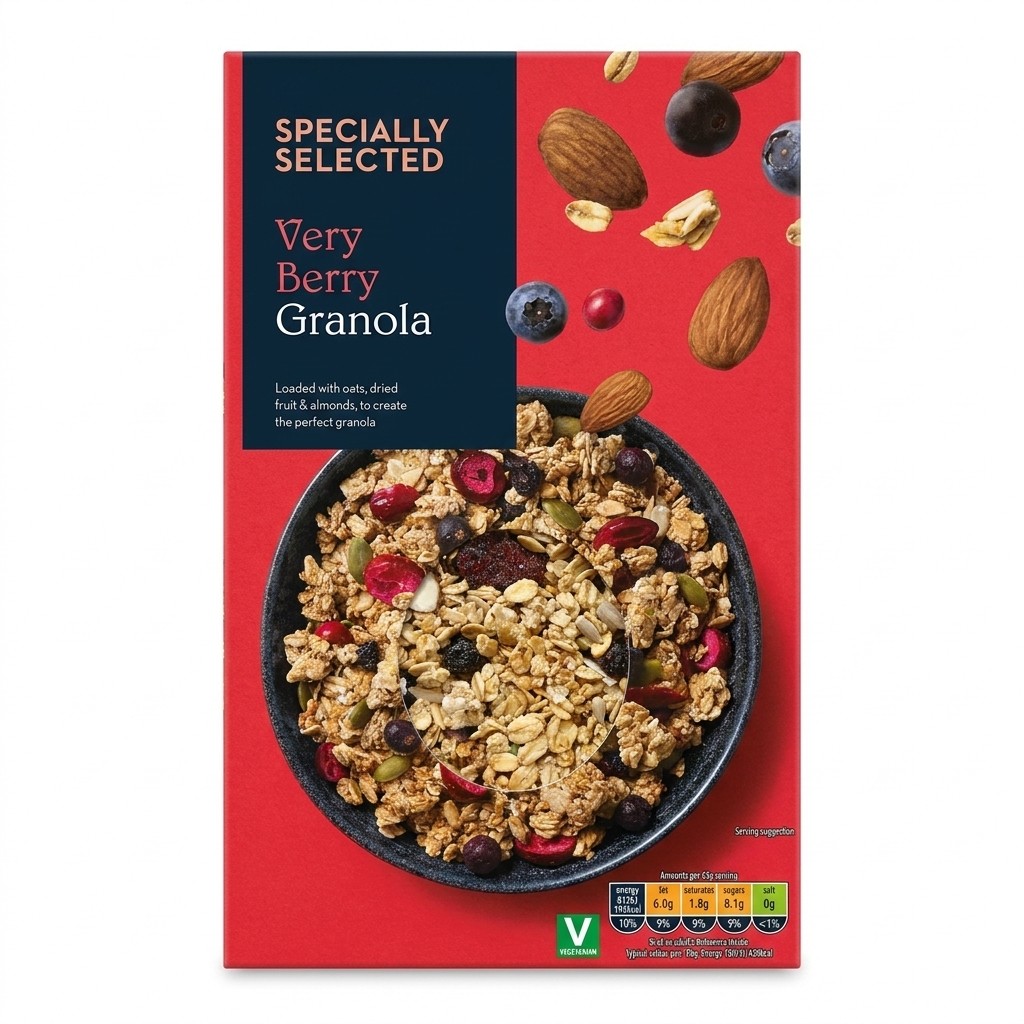 Specially Selected Very Berry Granola 500g