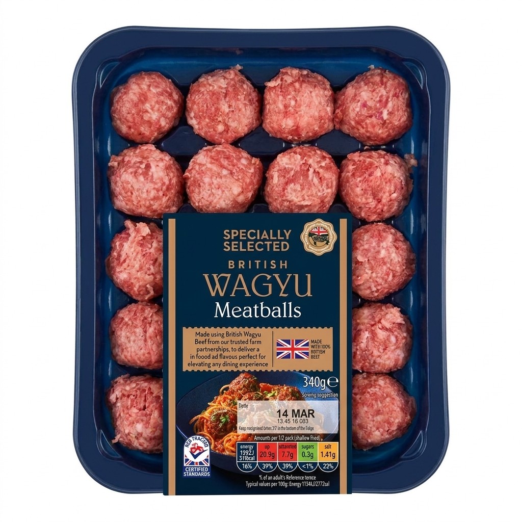 Specially Selected British Wagyu Meatballs 340g