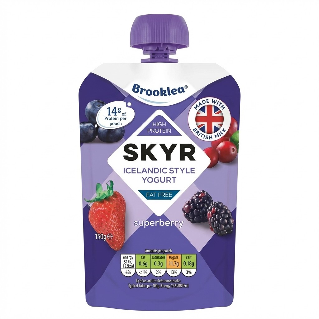 Brooklea Skyr Icelandic Style Yogurt Superberry 150g