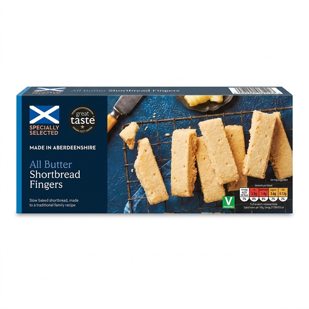 Specially Selected All Butter Shortbread Fingers 160g