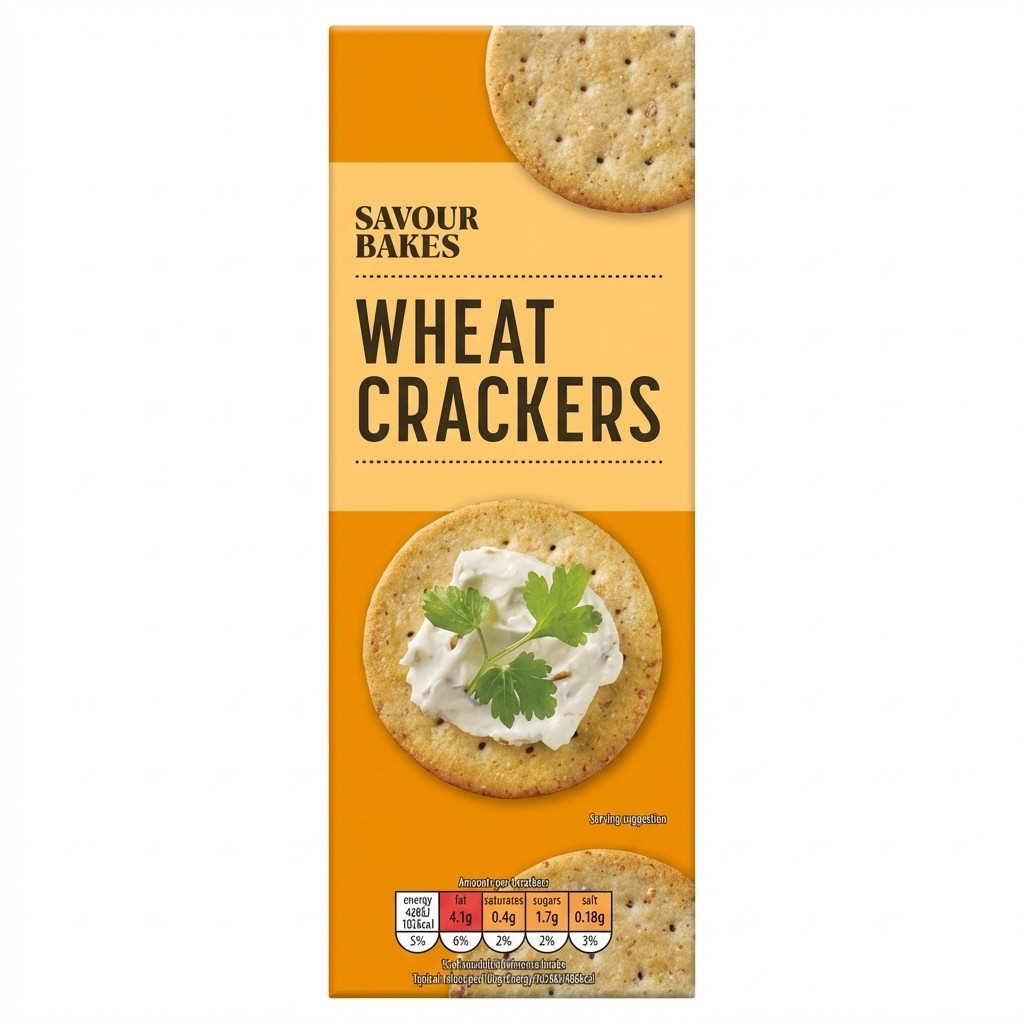 Savour Bakes Wheat Crackers 170g