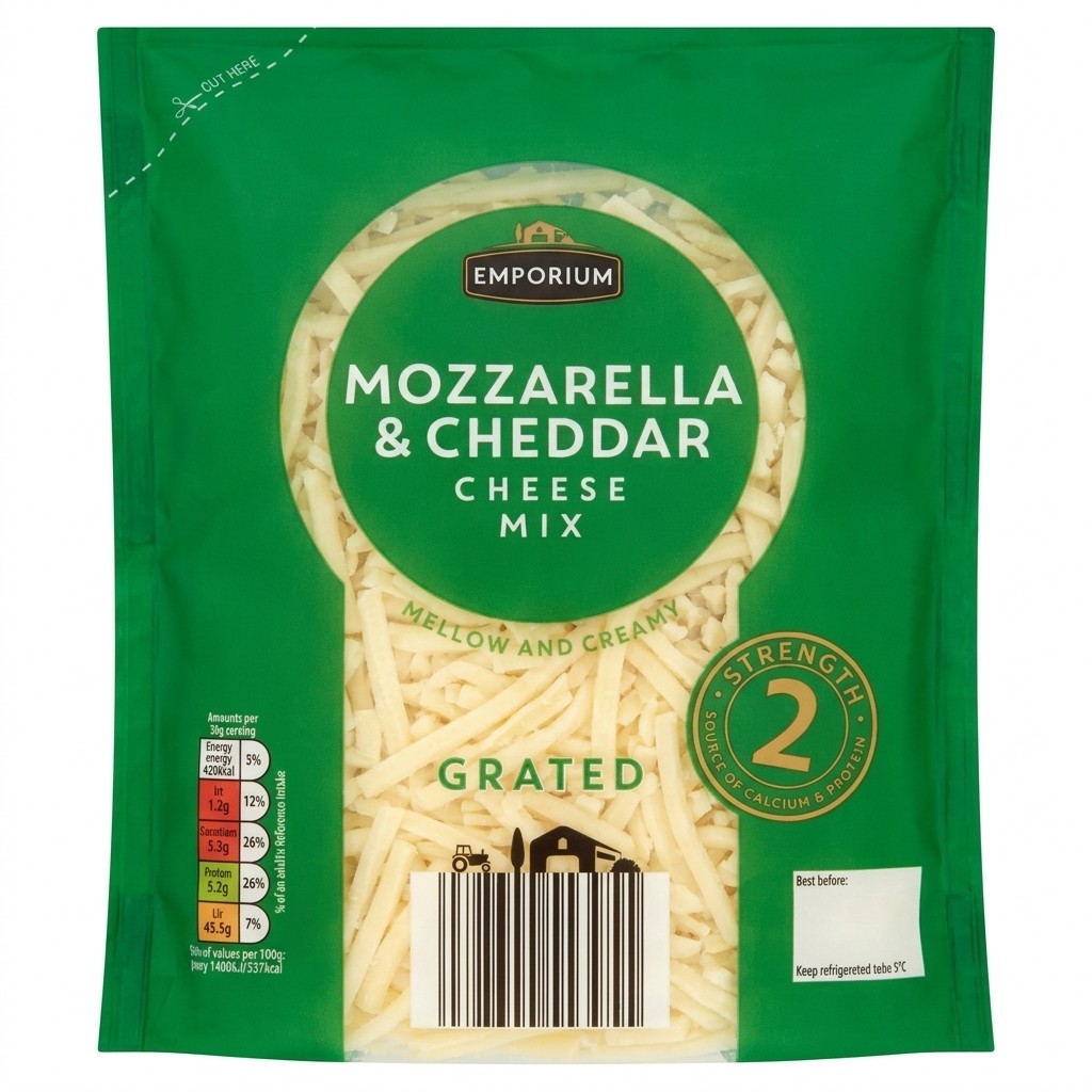 Emporium Mozzarella & Cheddar Cheese Mix 250g